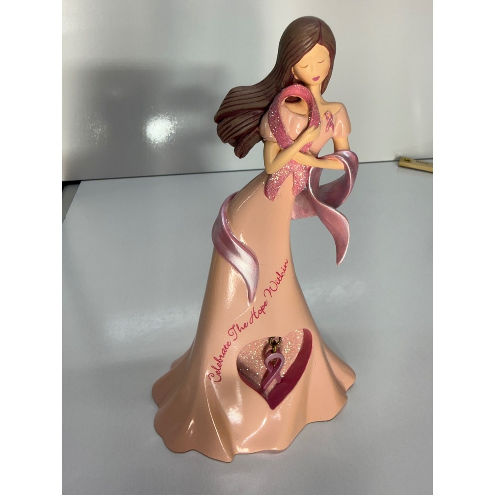 Hamilton Collection Celebrate The Hope Within Breast Cancer Awareness Figurine